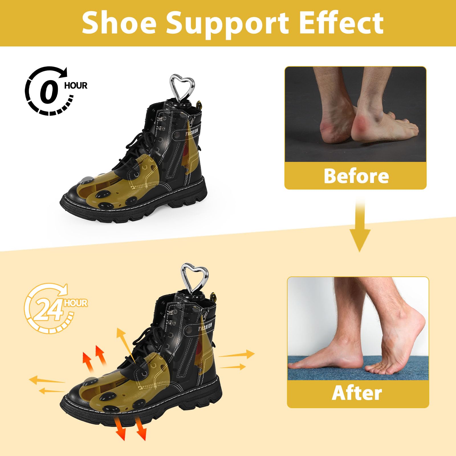 JJDPARTS Shoe Stretcher Women Men, Boot Stretcher for Women, Adjustable Unisex Boot Wide Feet (Pack of 1, not a pair,For Wm